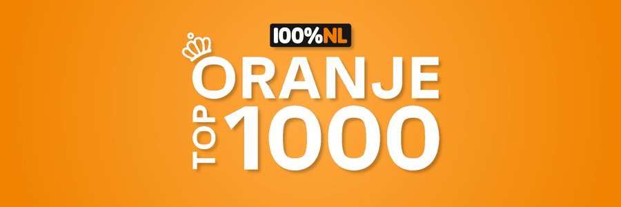 100p oranje top 1000 hitnoteringen 2025