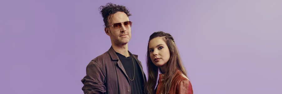 Jeroen Delodder en Amber Broos (foto Studio Brussel)