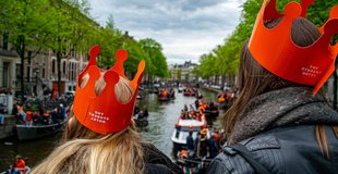 Koningsdag in Amsterdam