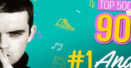 Robbie Williams voor het eerst op één met ‘Angels’ in de Top 500 van de 90’s