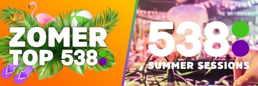 Zomer op 538: speciale hitlijst en 538 Summer Sessions